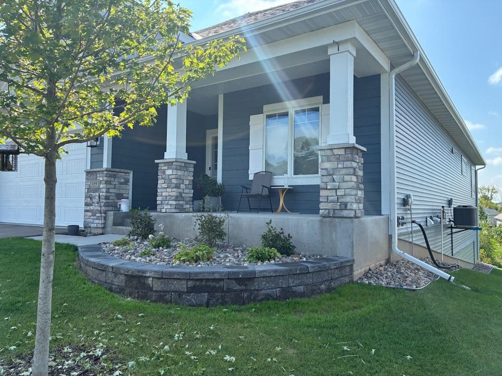 Curb Appeal Boost with Retaining Wall in Woodbury image