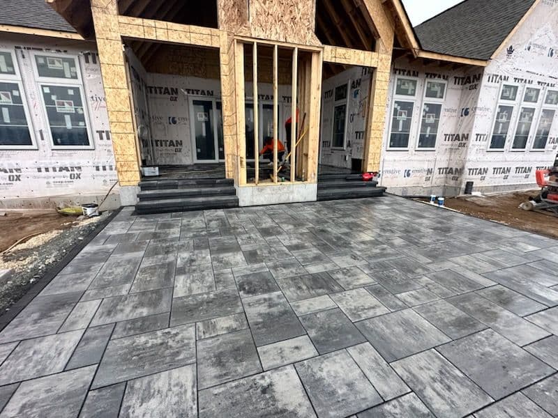 Two-Tier Patio Installation in Lake Elmo image