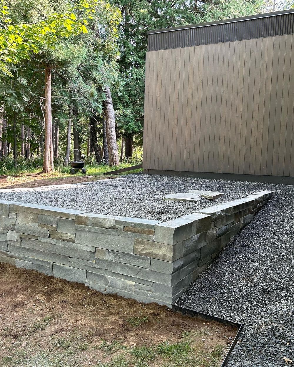 Gallery photos for Custom Sauna and Stone Platform Installation: Image #3