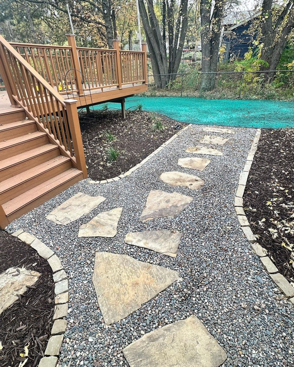 Gallery photos for Backyard Transformation with New Lawn Installation: Image #4