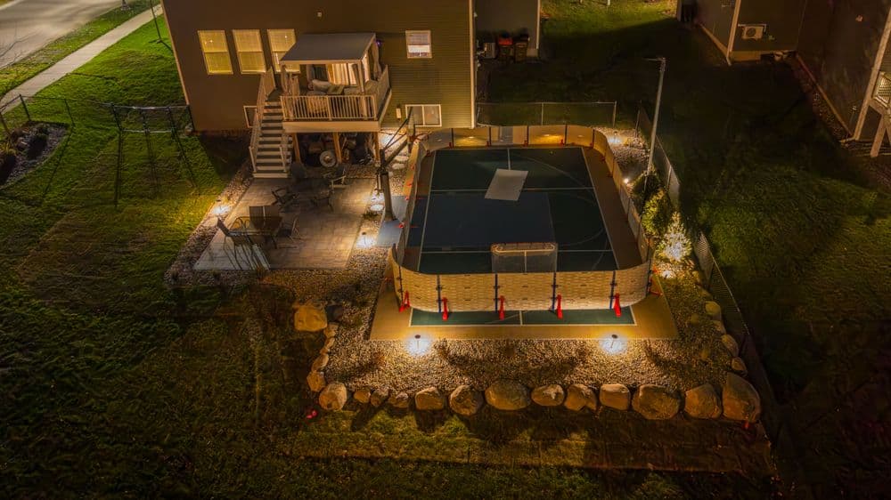 Gallery photos for Stunning Backyard Sports Court Installation in Cottage Grove: Image #9