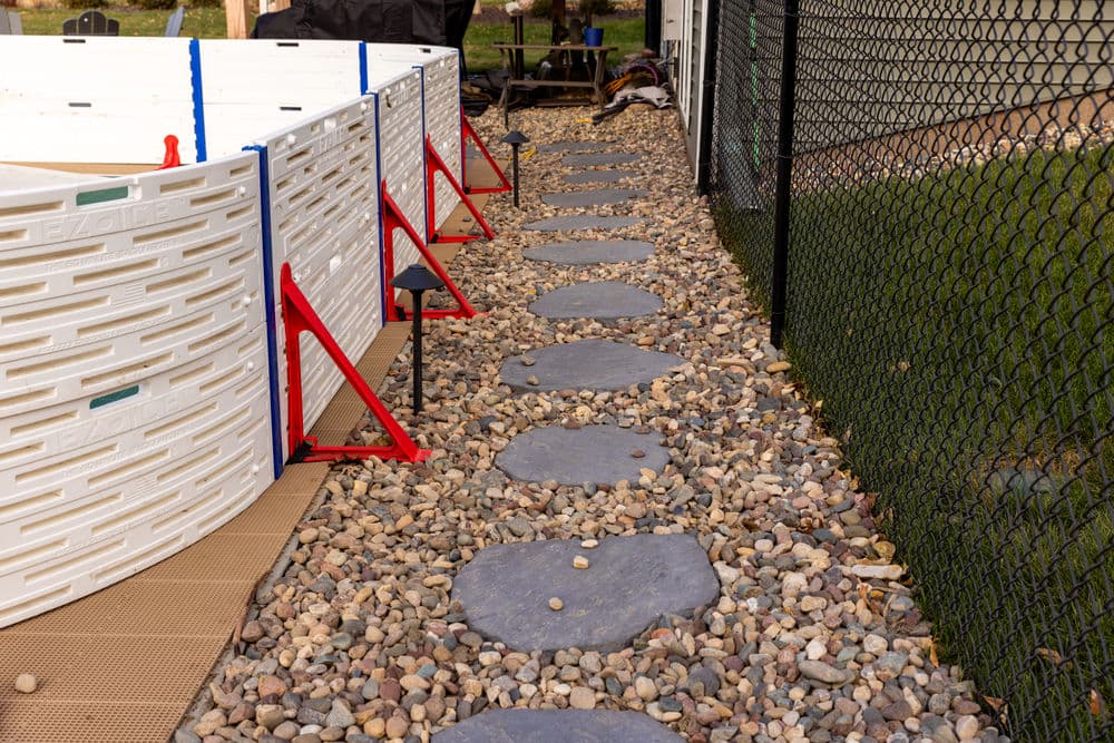 Gallery photos for Stunning Backyard Sports Court Installation in Cottage Grove: Image #4